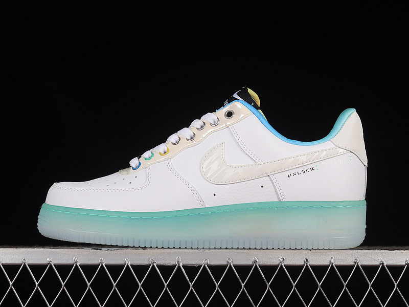 Nike Nike AIR FORCE 1 07 LOW WHITE/GREEN/OFF WHITE · FJ7066-114, photo 1