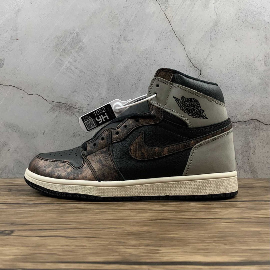 Jordan [555088-033]-[AIR JORDAN 1 RETRO HIGH OG PATINA BLACK/LIGHT ARMY/SAIL/FRESH MINT], photo 1