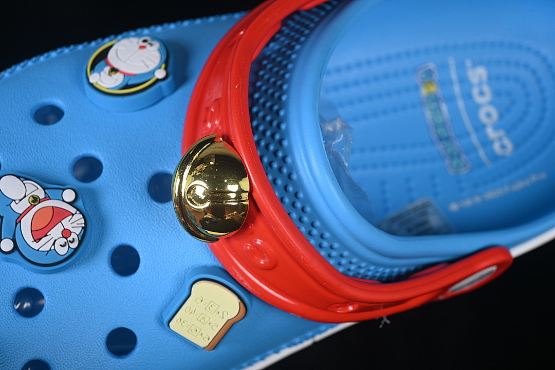 Crocs [CASUAL SLIP-ON SHOES BLUE/RED/BLUE]-[WOMAN:36-39]-[MAN:40-46] - Image 5