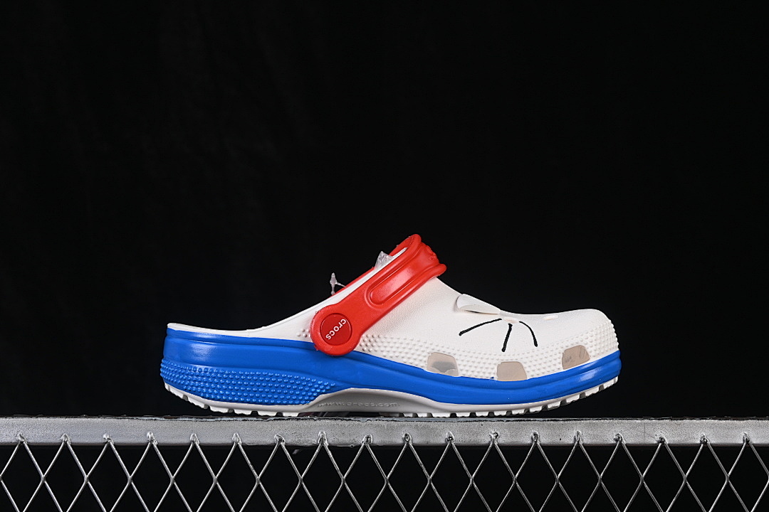 Crocs [CASUAL SLIP-ON SHOES WHITE/RED/BLUE]-[WOMAN:36-39]-[MAN:40-46] - Image 10