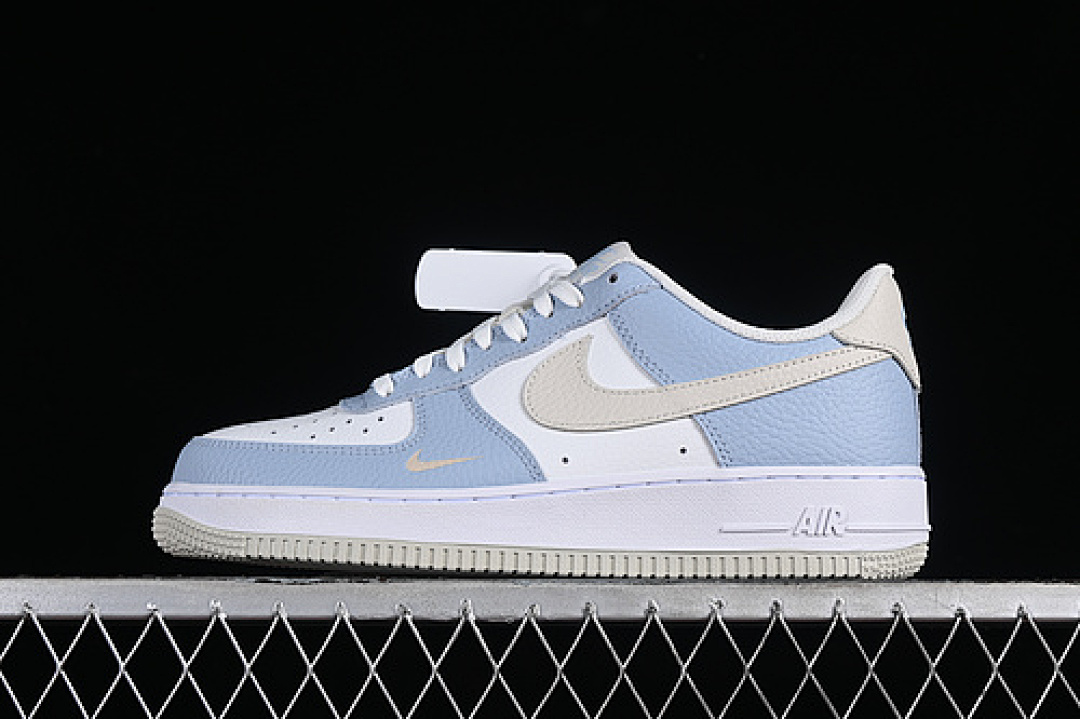 Nike [HF0022-400]-[AIR FORCE 1 07 LOW WHITE/GREY/BLUE]-[WOMAN:36-39]-[MAN:40-45], photo 1