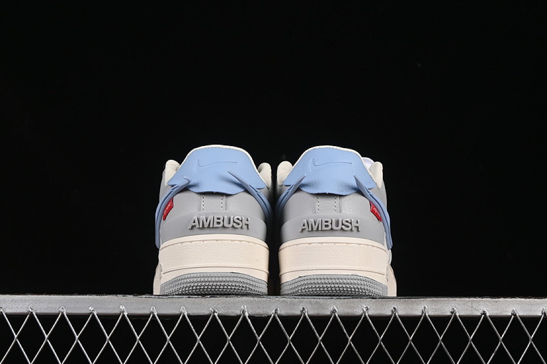 Nike [XS3464-577]-[AIR FORCE 1 07 LOW SUPREME WHITE/BLUE/GREY]-[WOMAN:36-39]-[MAN:40-45] - Image 14