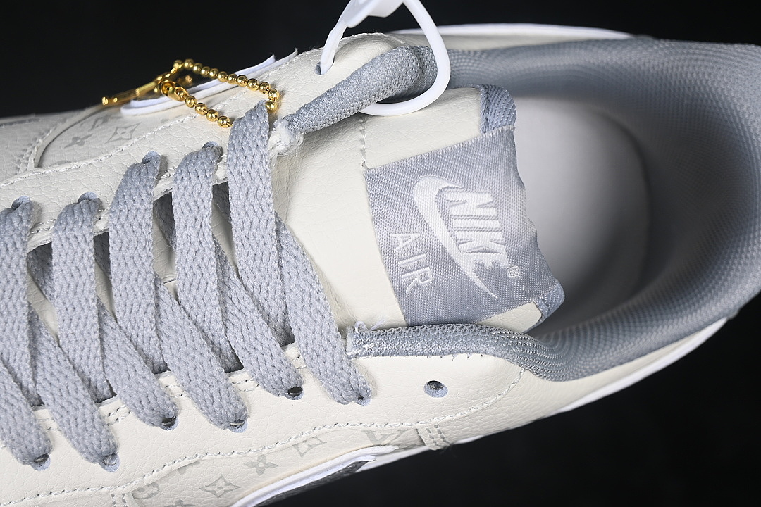 Nike [GS2288-014]-[AIR FORCE 1 07 LOW CASUAL SNEAKERS WHITE/GREY]-[WOMAN:36-39]-[MAN:40-45] - Image 9