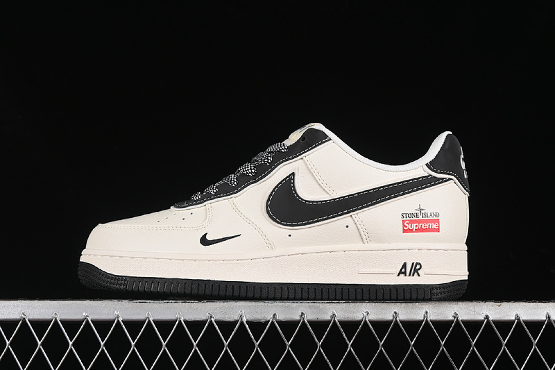 Nike [BB1616-307]-[AIR FORCE 1 07 LOW SUPREME OFF WHITE/BLACK]-[WOMAN:36-39]-[MAN:40-45], photo 1