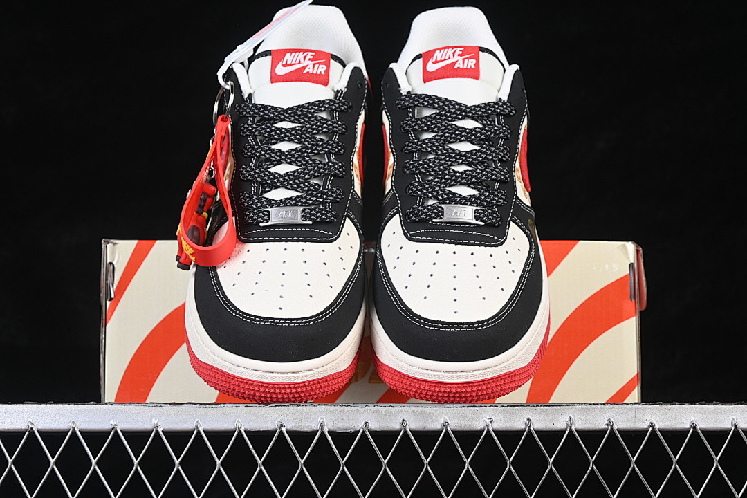 Nike [QW5288-121]-[AIR FORCE 1 07 LOW WHITE/BLACK/RED/GOLD]-[WOMAN:36-39]-[MAN:40-45] - Image 13