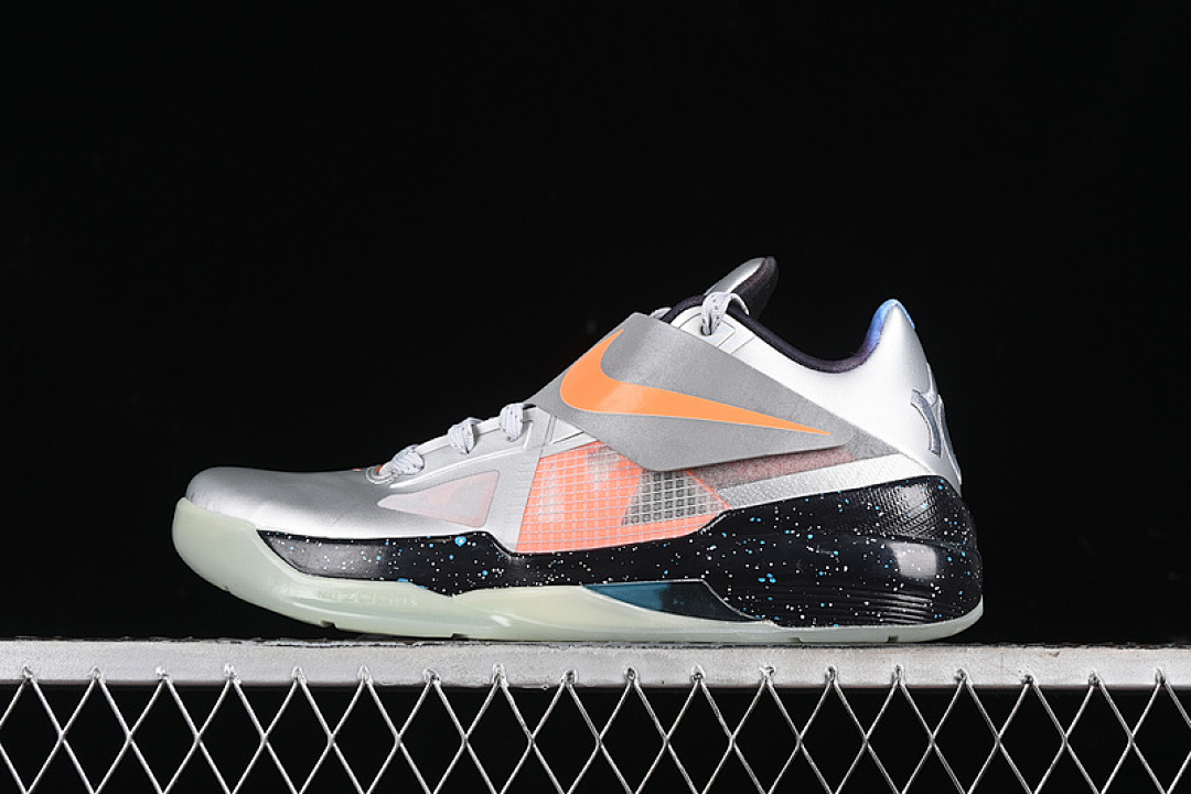 Unbranded [FD2635-001]-[ZOOM KD 4 ALL STAR GALAXY METALLIC SILVER/TOTAL ORANGE/DARK GREY]-[MAN:39-46], photo 1
