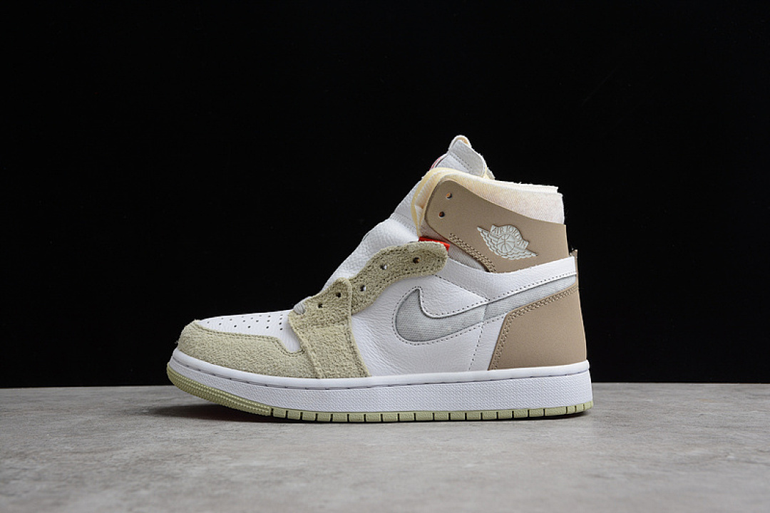 Jordan [CT0979-102]-[AIR JORDAN 1 HIGH ZOOM COMFORT WHITE/OLIVE AURA/KHAKI/GREY HEATHER], photo 1