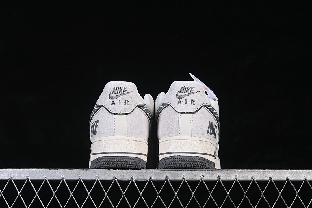Nike [JP8028-071]-[AIR FORCE 1 07 LOW CASUAL SNEAKERS WHITE/DARK GRAY]-[WOMAN:36-39]-[MAN:40-45] - Image 13