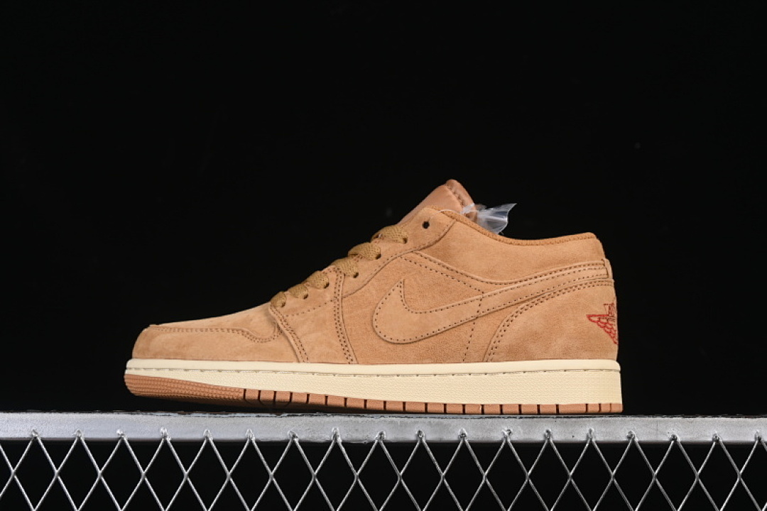 Jordan AIR Jordan 1 LOW AJ1 CASUAL SNEAKERS KHAKI/BEIGE · HV4089-200, photo 1
