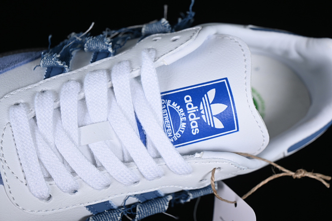 Adidas [IG1024]-[SAMBA VEGAN OG WHITE/BLACK/BLUE]-[WOMAN:36-40] - Image 9