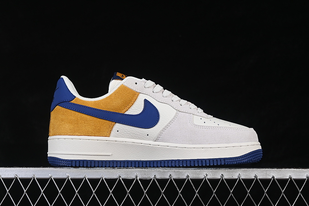 Nike [HF2794-100]-[AIR FORCE 1 07 LOW WHITE/GREY/BROWN/NAVY BLUE]-[WOMAN:36-39]-[MAN:40-45] - Image 16