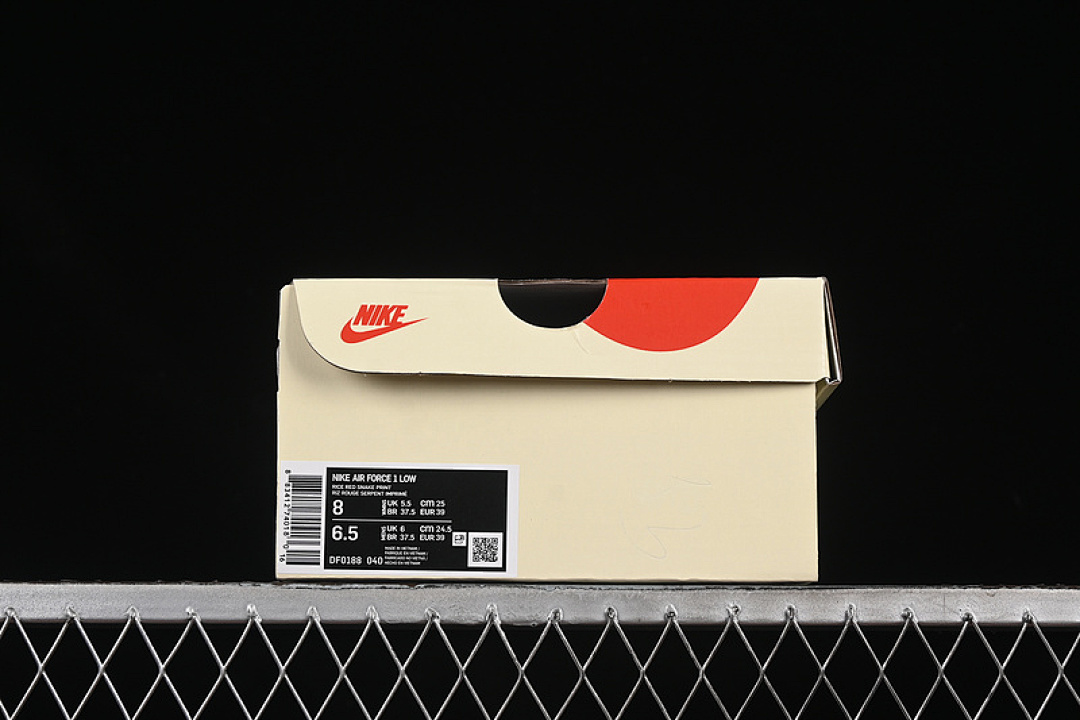 Nike [DF0188-040]-[AIR FORCE 1 07 LOW SUPREME BEIGE/RED]-[WOMAN:36-39]-[MAN:40-45] - Image 12