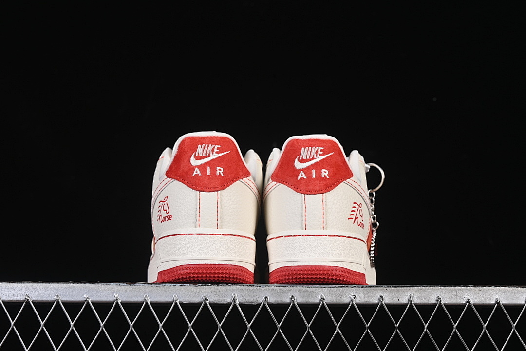 Nike [XL1979-133]-[AIR FORCE 1'07 LOW WHITE/RED]-[WOMAN:36-39]-[MAN:40-45] - Image 14