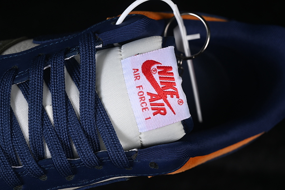 Nike [DF0188-124]-[AIR FORCE 1 07 LOW WHITE/BLUE/GREEN/ORANGE]-[WOMAN:36-39]-[MAN:40-45] - Image 9