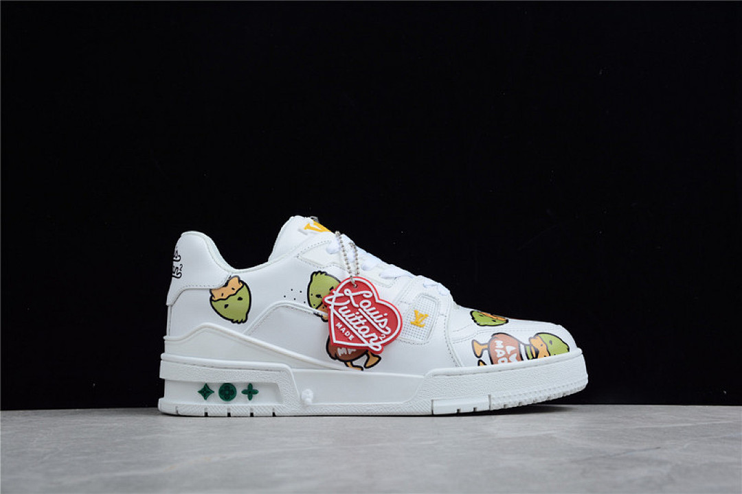 Louis Vuitton [65PIOO201]-[L*V TRAIL SNEAKERS WHITE/WHITE/MULTI-COLOR]-[MAN:38-45] - Image 17