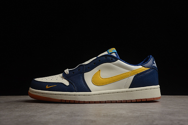 Jordan AIR Jordan 1 LOW UNC AJ1 BLUE/WHITE/YELLOW · CZ0790-149, photo 1