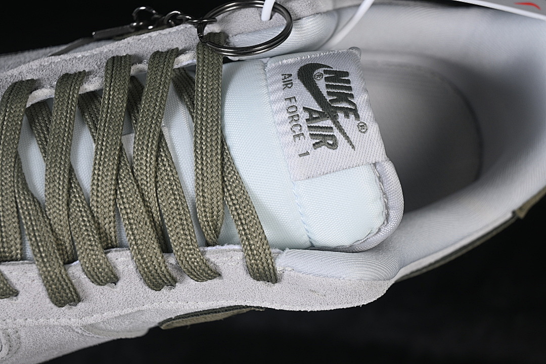 Nike [DF0188-122]-[AIR FORCE 1 07 LOW CASUAL SNEAKERS BEIGE/GREEN]-[WOMAN:36-39]-[MAN:40-45] - Image 9