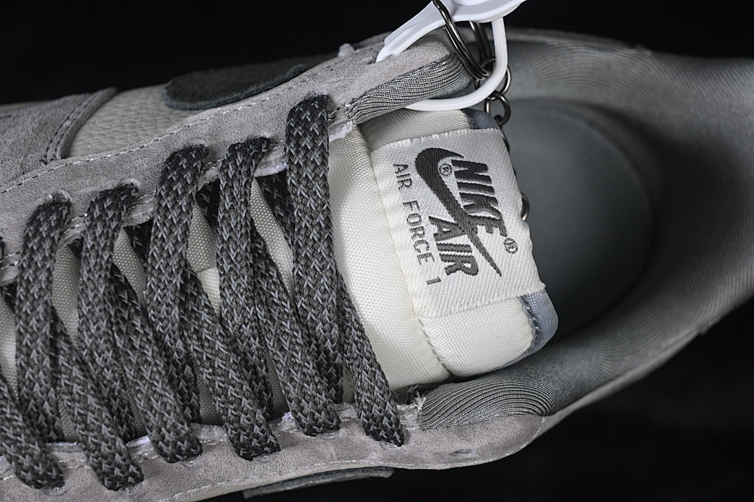 Nike [KL1688-005]-[AIR FORCE 1 07 LOW CASUAL SNEAKERS WHITE/GREY/BLACK]-[WOMAN:36-39]-[MAN:40-45] - Image 9