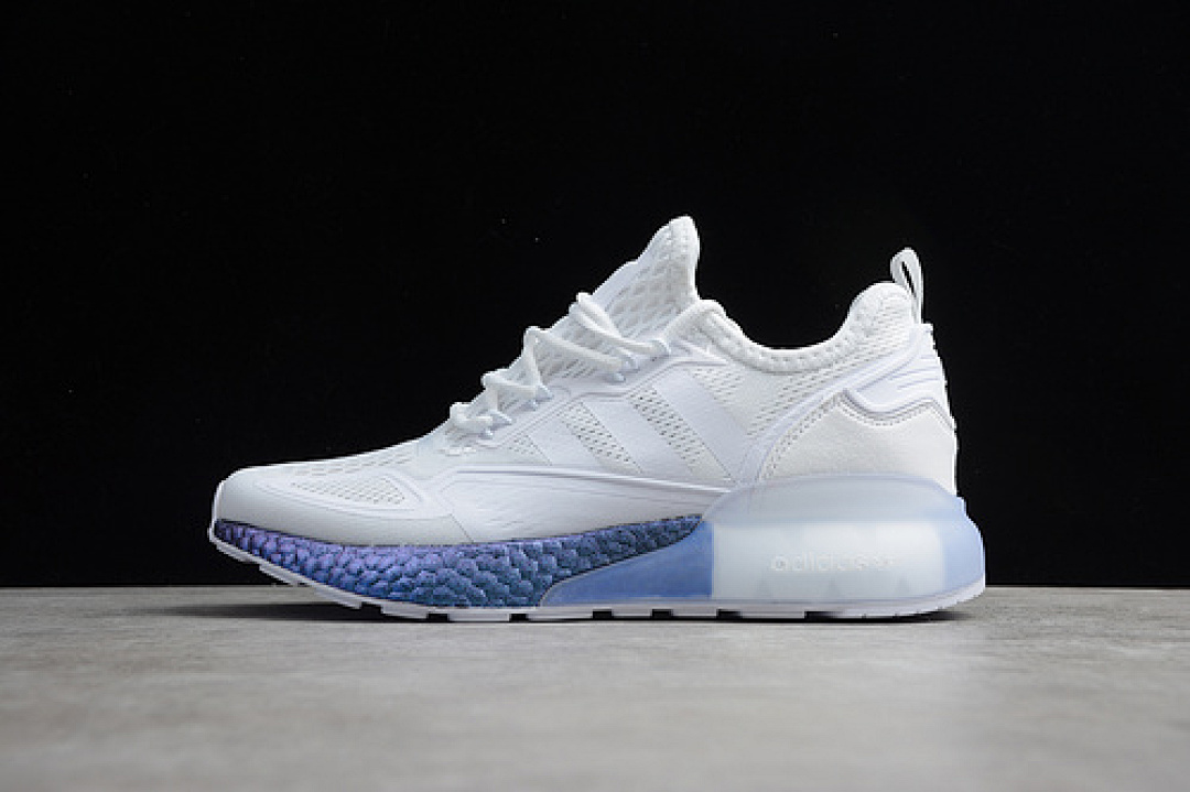 Unbranded [FV2928]-[ZX 2K BOOST SHOES CLOUD WHITE/CLOUD WHITE/BOOST BLUE VIOLET MET.][UNISEX:36-45], photo 1