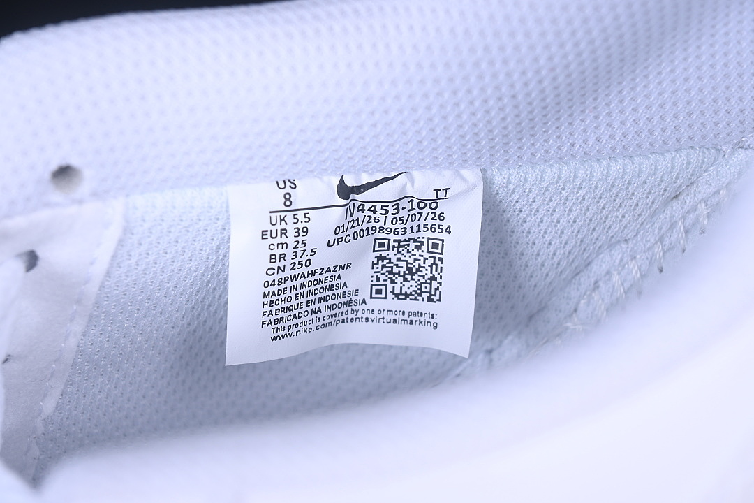 Nike [IV4453-100]-[AIR FORCE 1 07 LOW CASUAL SNEAKERS WHITE/PURE WHITE]-[WOMAN:35.5-39]-[MAN:40-45] - Image 5