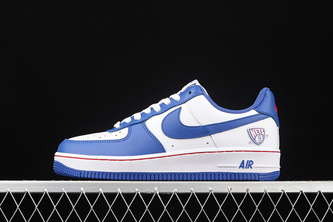 Nike Nike AIR FORCE 1 LOW BROOKLYN NETS WHITE/ROYAL BLUE/RED · 315122-141, photo 1