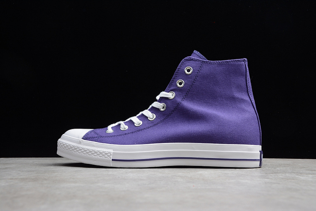 Converse [1CL178]-[CHUCK TAYLOR 70S ALL-STAR HIGH WHITE/PURPLE]-[WOMAN:35-39]-[MAN:40-44], photo 1