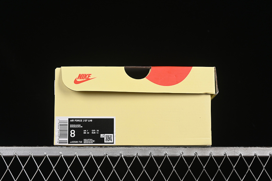 Nike [JJ2508-716]-[AIR FORCE 1 07 LOW WHITE/BLUE/RED]-[WOMAN:36-39]-[MAN:40-45] - Image 12