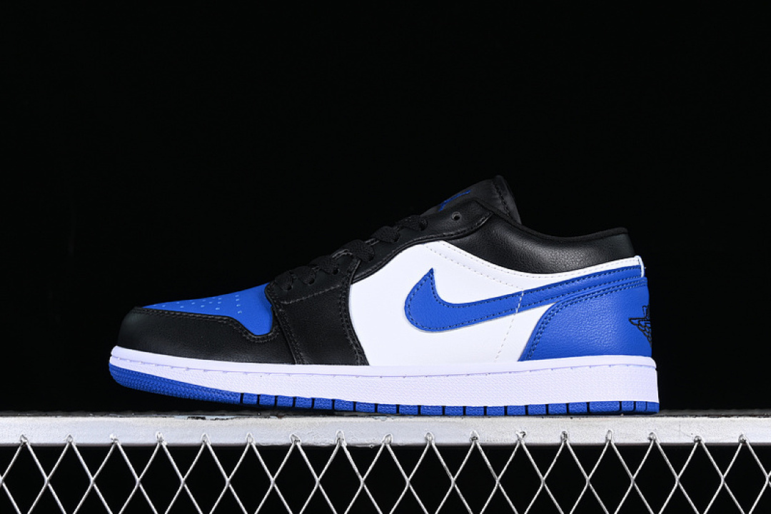 Jordan [553558-140]-[AIR JORDAN 1 LOW BLACK/WHITE/BLUE]-[WOMAN:36-39]-[MAN:40-46], photo 1