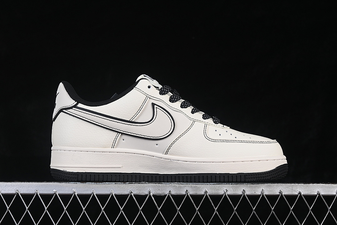 Nike [JP8028-060]-[AIR FORCE 1 07 LOW CASUAL SNEAKERS WHITE/BLACK]-[WOMAN:36-39]-[MAN:40-45] - Image 15