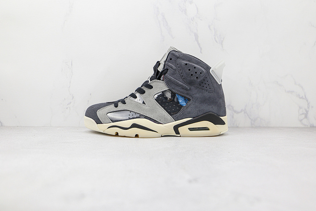 Jordan [CK6635-001]-[AIR JORDAN 6 RETRO TECH CHROME BLACK/LIGHT SMOKE GREY/SAIL]-[UNSIEX:36-46], photo 1