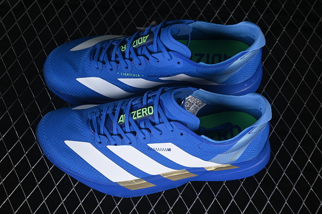 Adidas [JP6622]-[ADIZERO ADIOS PRO 4 BLUE/CLOUD WHITE/LIME BURST]-[WOMAN:36-39]-[MAN:40-45] - Image 11
