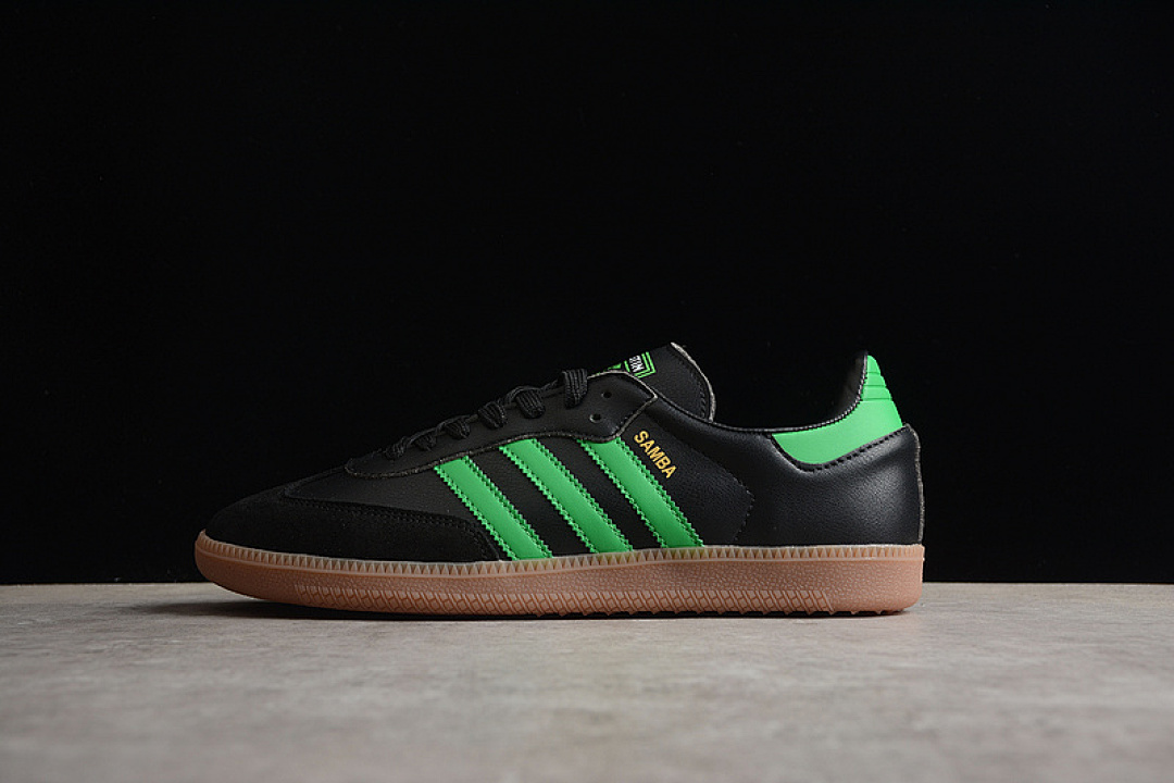Adidas Adidas SAMBA AUSTIN FC SHOES CORE BLACK/REAL GREEN/GUM · HQ7035, photo 1