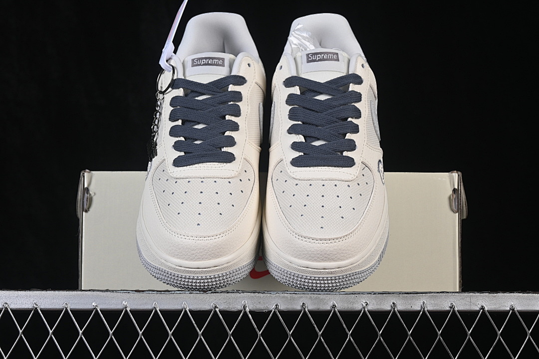 Nike [DW8806-009]-[AIR FORCE 1 07 LOW CASUAL SNEAKERS GREY/BEIGE]-[WOMAN:36-39]-[MAN:40-45] - Image 12