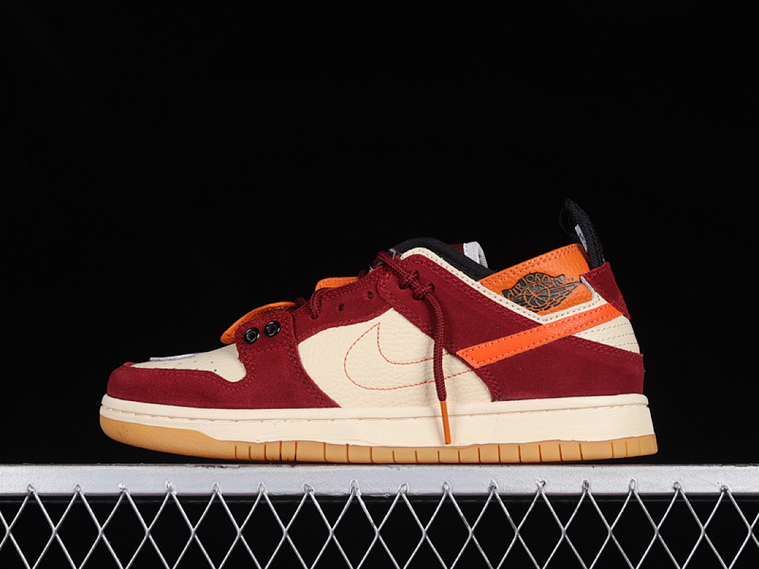 Unbranded [BQ6817-036]-[SB DUNK LOW WHITE/GREY/RED/ORANGE]-[WOMAN:36-39]-[MAN:40-45], photo 1