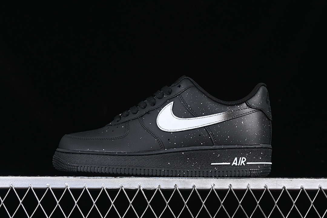 Nike [ZH0316-046]-[AIR FORCE 1 07 LOW BLACK/WHITE]-[WOMAN:36-39]-[MAN:40-45] - Image 2