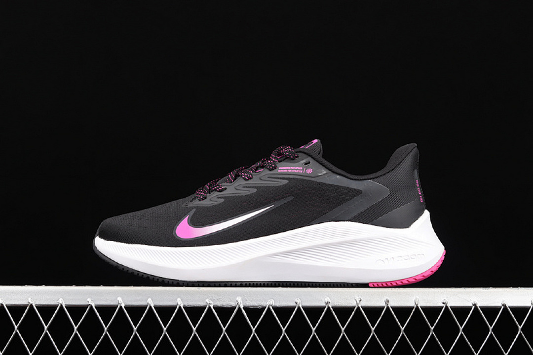 Unbranded [CJ0302-001]-[AIR ZOOM WINFLO 7 DARK SMOKE GREY/FIRE PINK/WHITE/BLACK]-[WOMAN:36-39], photo 1