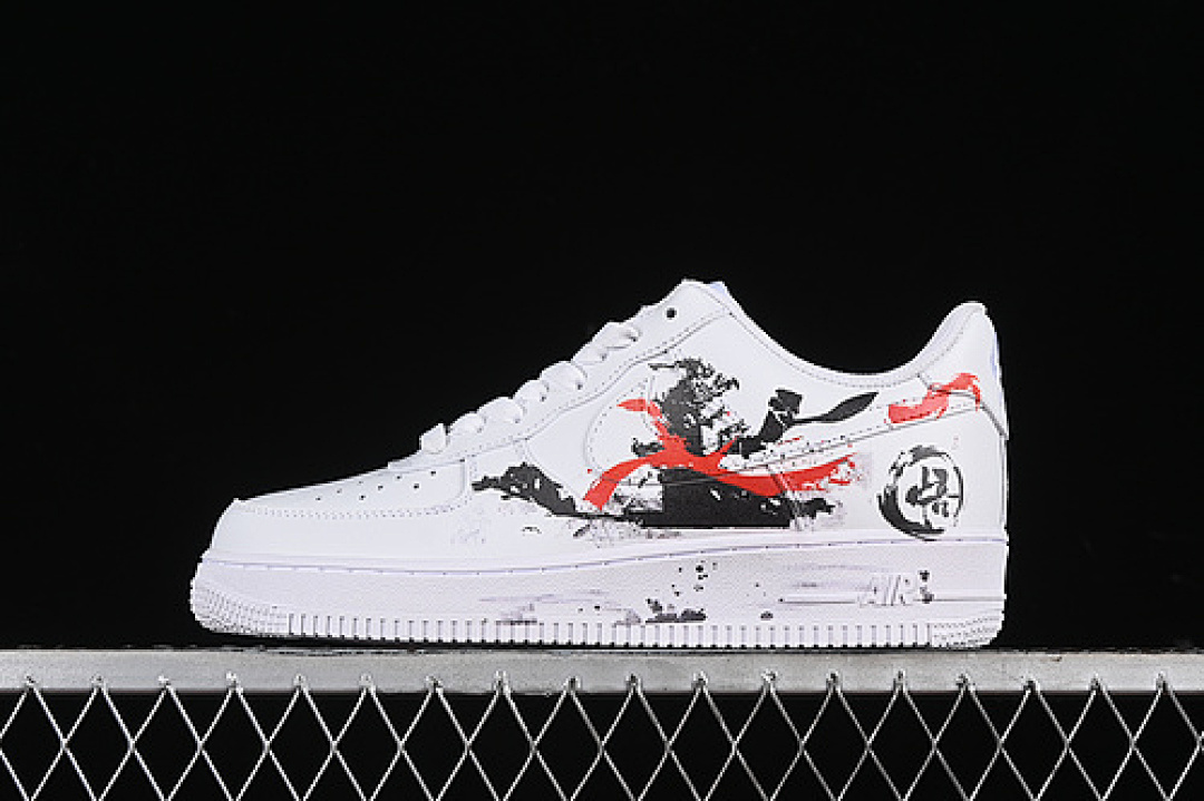 Nike [ZH0316-043]-[AIR FORCE 1 07 LOW WHITE/BLACK/RED]-[WOMAN:36-39]-[MAN:40-45], photo 1