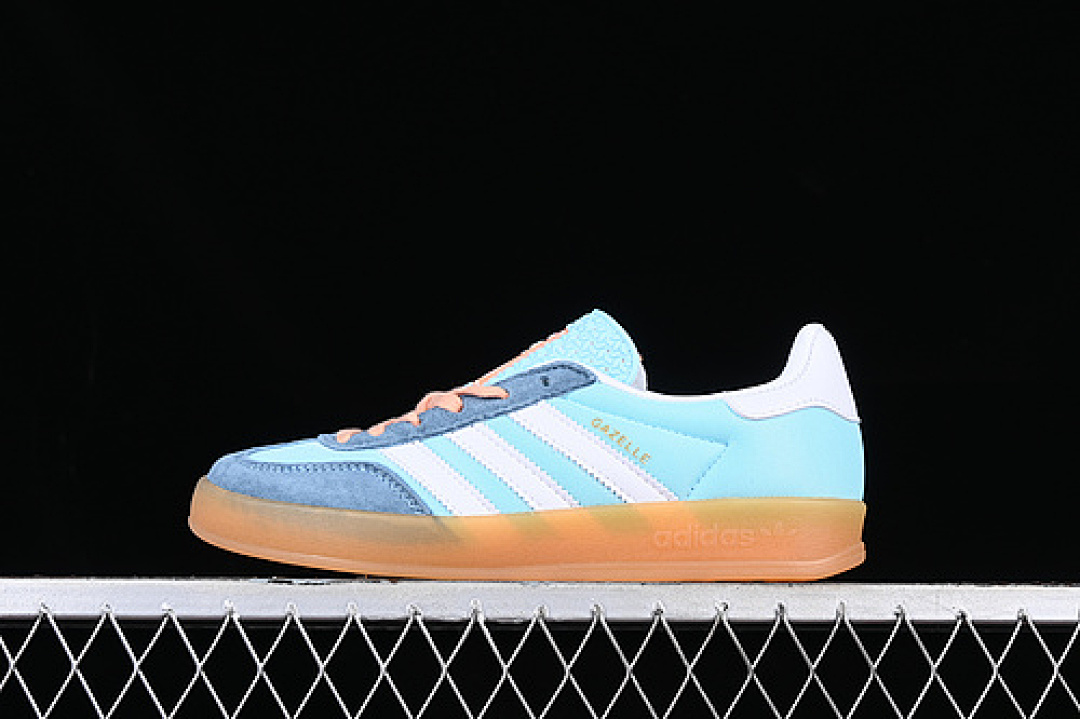 Adidas [HQ9017]-[ADIDAS GAZELLE INDOOR PRELOVED BLUE/CLOUD WHITE/GUM]-[WOMAN:36-39]-[MAN:40-45], photo 1