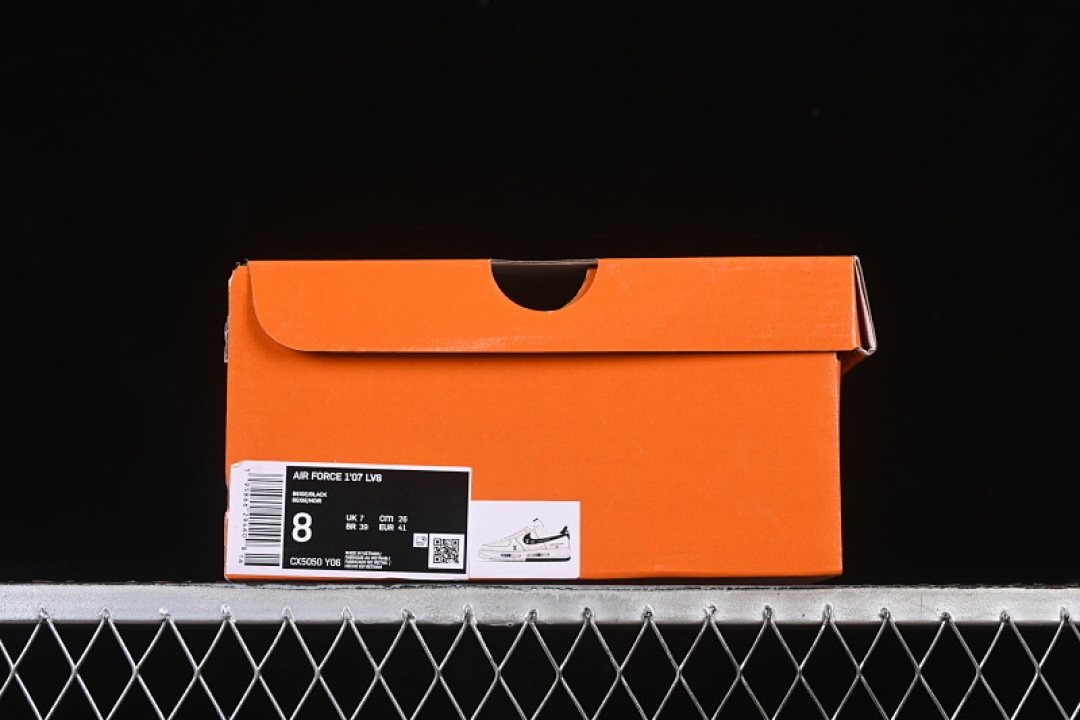 Nike [CX5050-Y06]-[AIR FORCE 1 07 LOW LV WHITE/GREY/BLACK]-[WOMAN:36-39]-[MAN:40-45] - Image 12