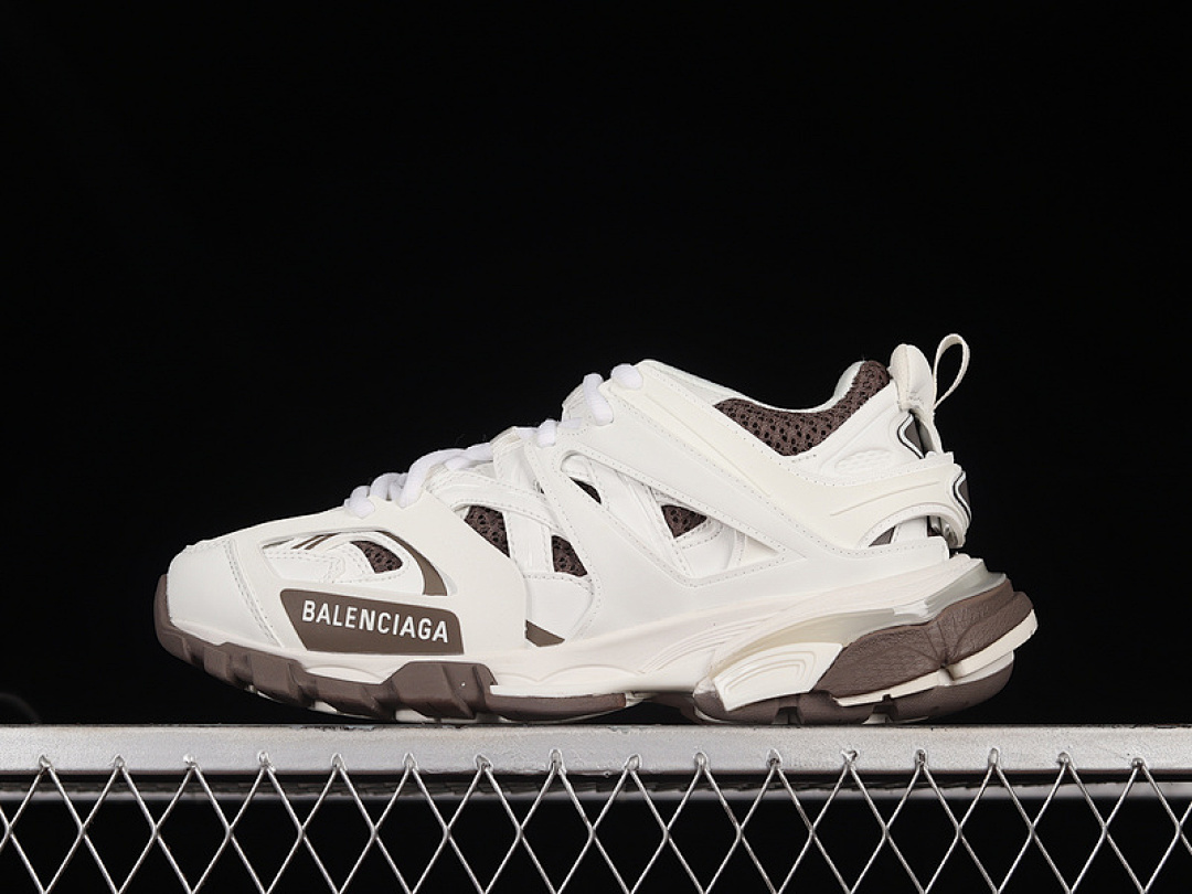 Unbranded [W3AC11897]-[BA*LEN*CIAGA SNEAKER TESS S.GOMMA SNEAKERS WHITE/WHITE/BROWN]-[WOMAN:35-39], photo 1