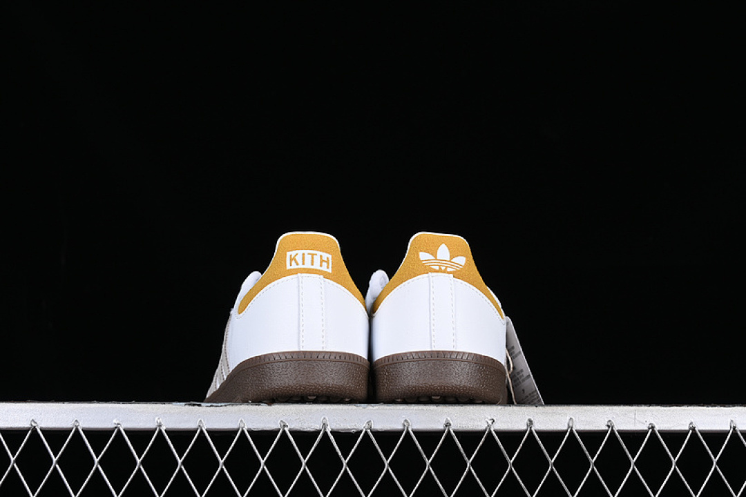 Adidas [IE4800]-[ADIDAS KITH X SAMBA OG CLASSICS PROGRAM MANGO FOOTWEAR WHITE/OFF WHITE]-[MAN:35-45] - Image 13