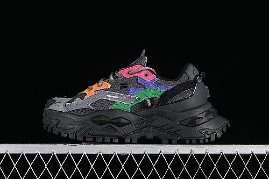 Purple [T12W411303FQB]-[FILA FUSION BLACK/GREY/GREEN/ORANGE/PINK/PURPLE]-[WOMAN:35.5-40], photo 1