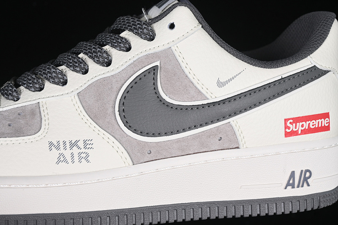 Nike [DM6688-056]-[AIR FORCE 1 07 LOW SUP WHITE/GREY]-[WOMAN:36-39]-[MAN:40-45] - Image 8
