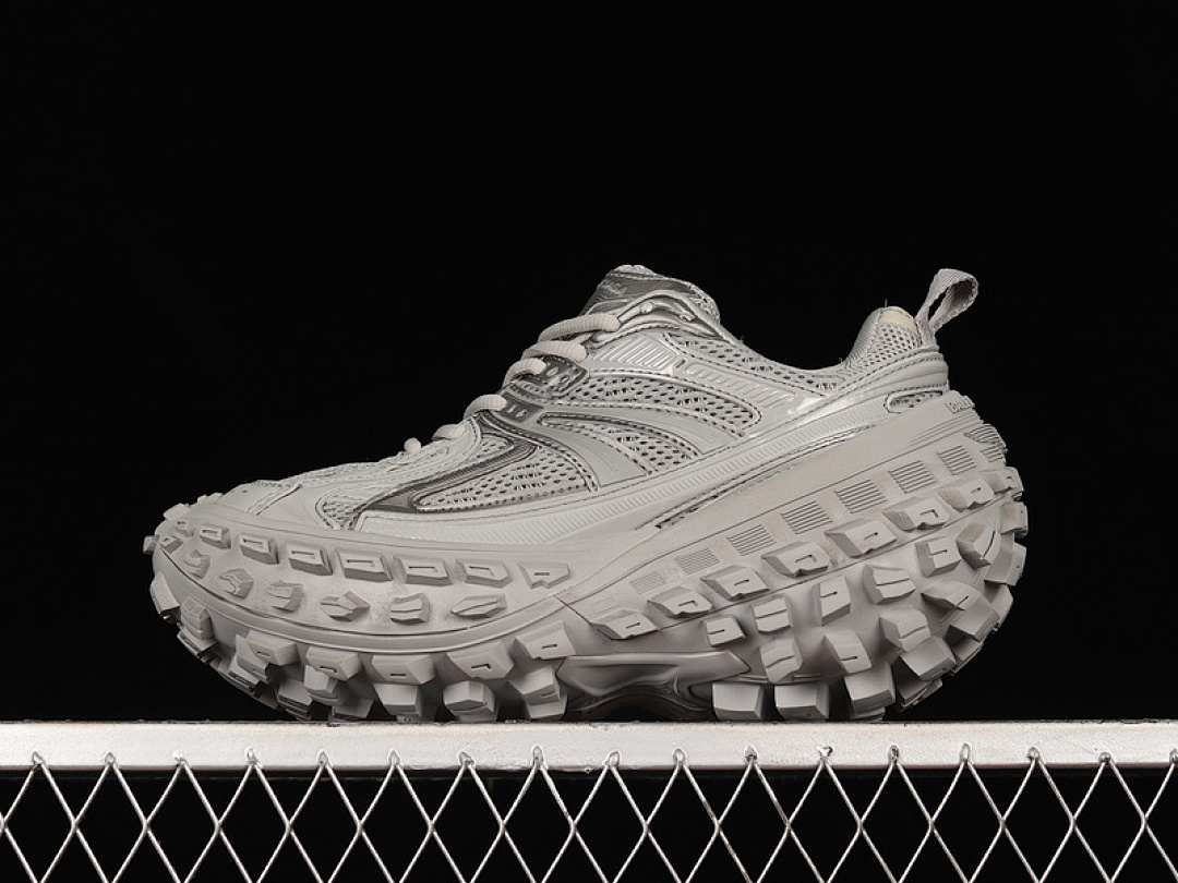 Unbranded [W2RA61200]-[BA*LEN*CIAGA DEFENDER RUBBER PLATFORM SNEAKERS GREY/GREY/SILVER]-[UNISEX:35-46], photo 1