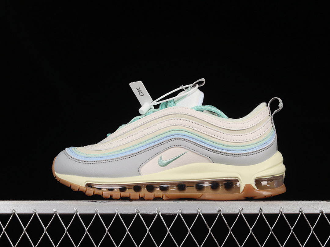 Unbranded [DX5766-131]-[AIR MAX 97 CERTIFIED FRESH COCONUT MILK/ENAMEL GREEN/WORN BLUE]-[WOMAN:36-40], photo 1