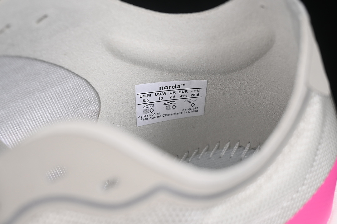 Norda [005 DYNEEMA ANTI SLIP CASUAL RUNNING SHOES LIGHT PINK/WHITE/GREY]-[WOMAN:36-39]-[MAN:40-46] - Image 6