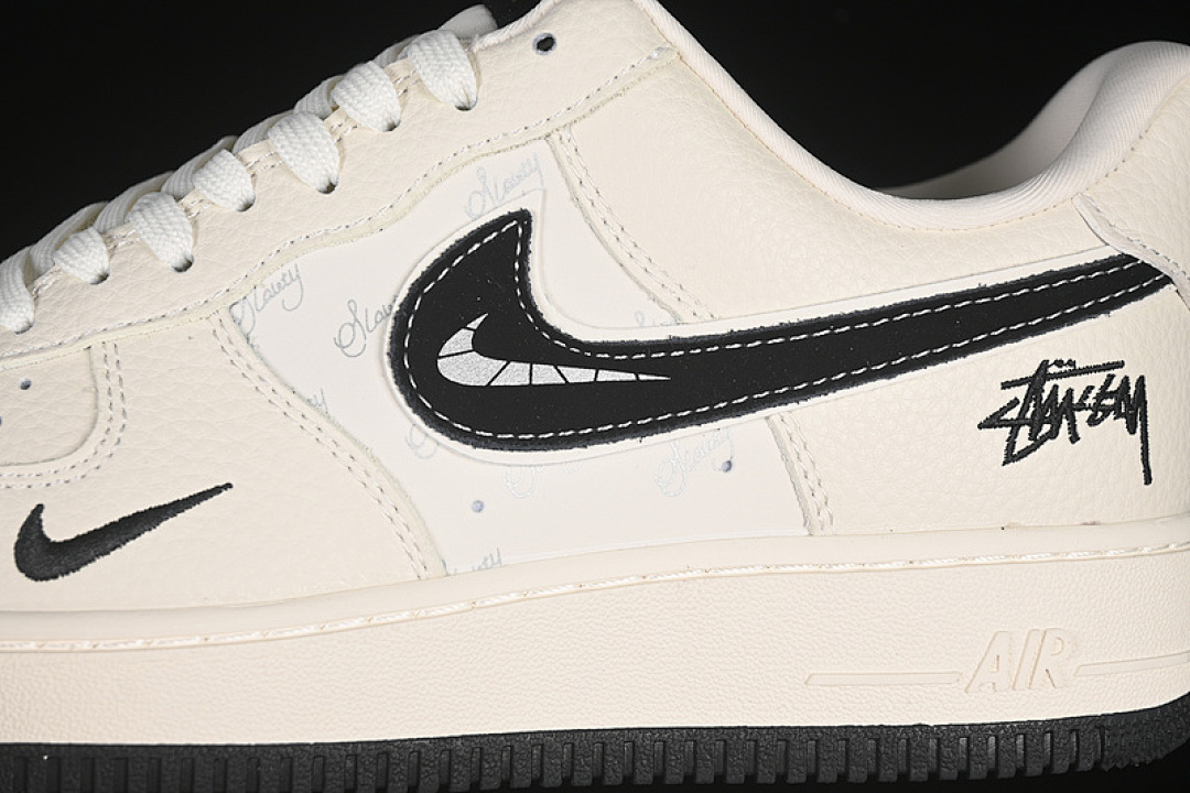 Nike [KK1988-093]-[AIR FORCE 1 07 LOW WHITE/GREY/BLACK]-[WOMAN:36-39]-[MAN:40-45] - Image 8
