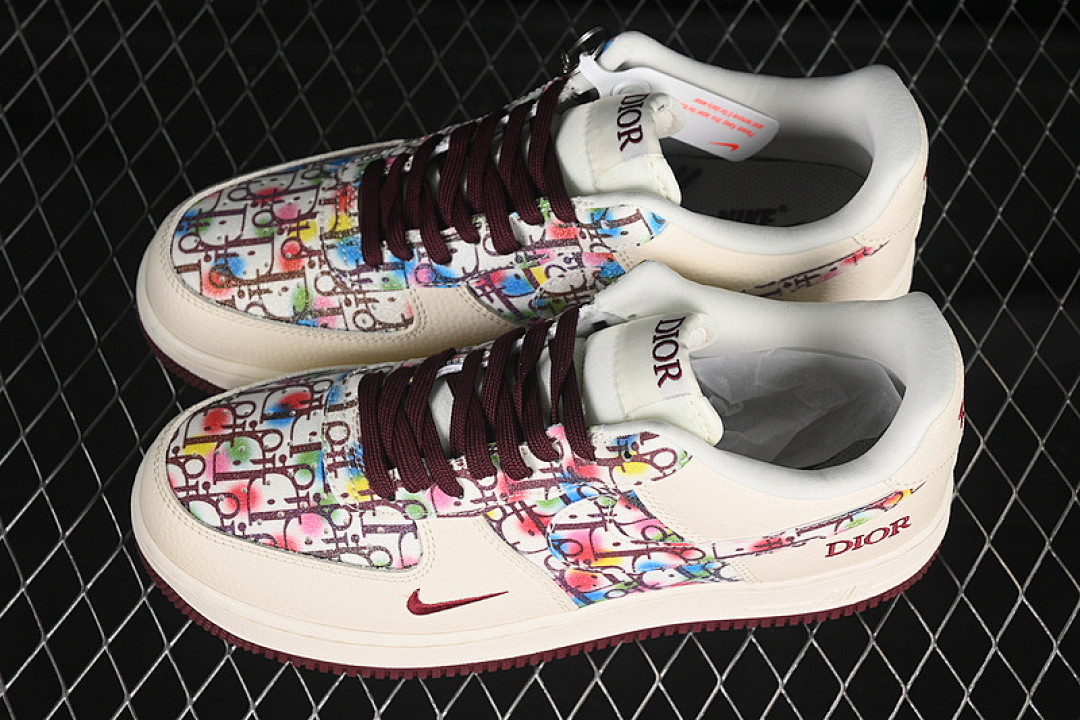 Nike [DF0188-063]-[AIR FORCE 1 07 LOW BEIGE/RED]-[WOMAN:36-39]-[MAN:40-45] - Image 11