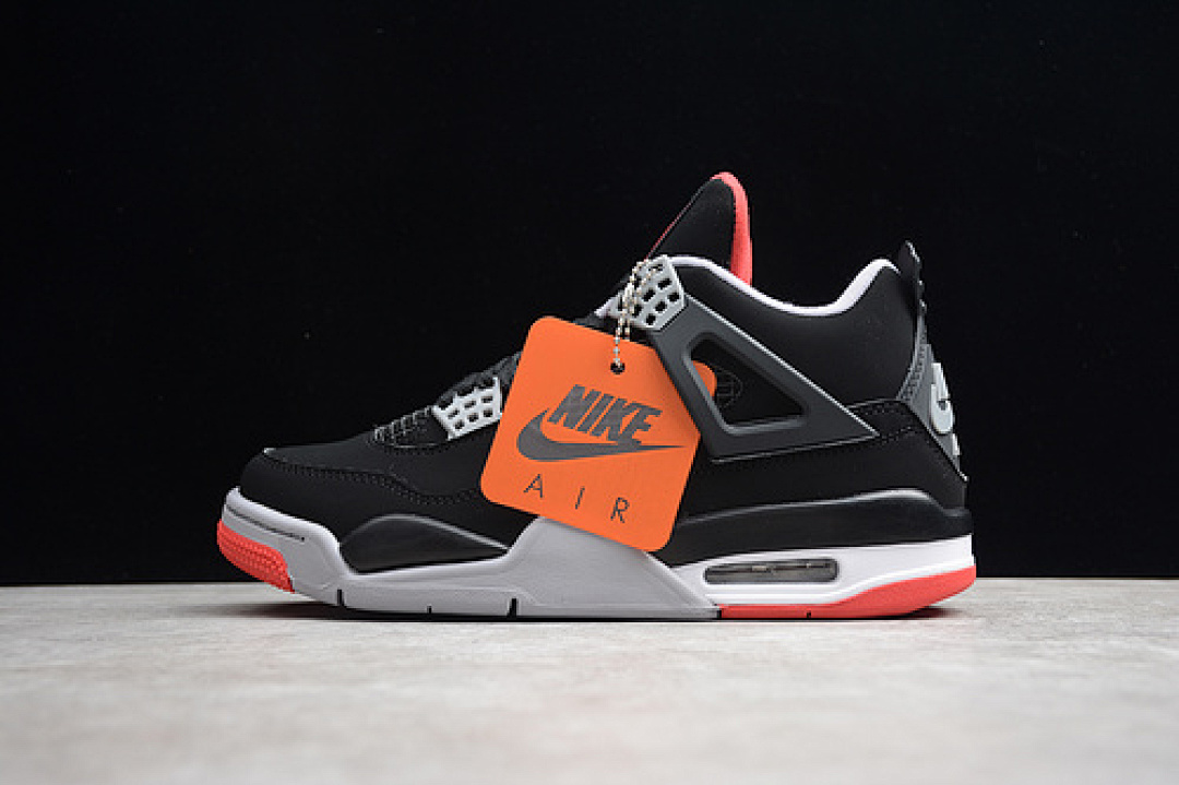 Jordan [308497-060]-[AIR JORDAN 4 RETRO BRED 2019 RELEASE BLACK/FIRE RED-CEMENT GREY]-[MAN:40-47]-[1.3-240], photo 1