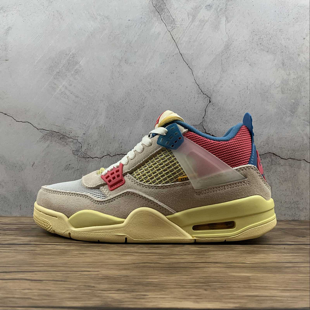 Jordan [DC9533-800]-[UNION LA X AIR JORDAN 4 RETRO GUAVA ICE/LIGHT BONE/BRIGADE BLUE/LIGHT FUSION (RED]), photo 1